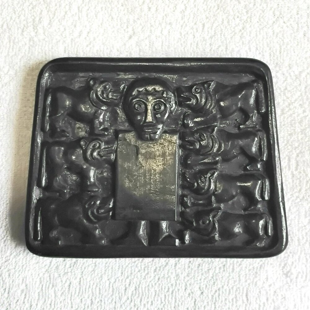 Vintage Immaculate 'Daniel in the Lions Den' Wall Tile by Owen Crafts Ireland!!